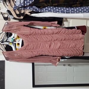 HauteMonda_Muave_sz.M_Ruffled Mini Dress